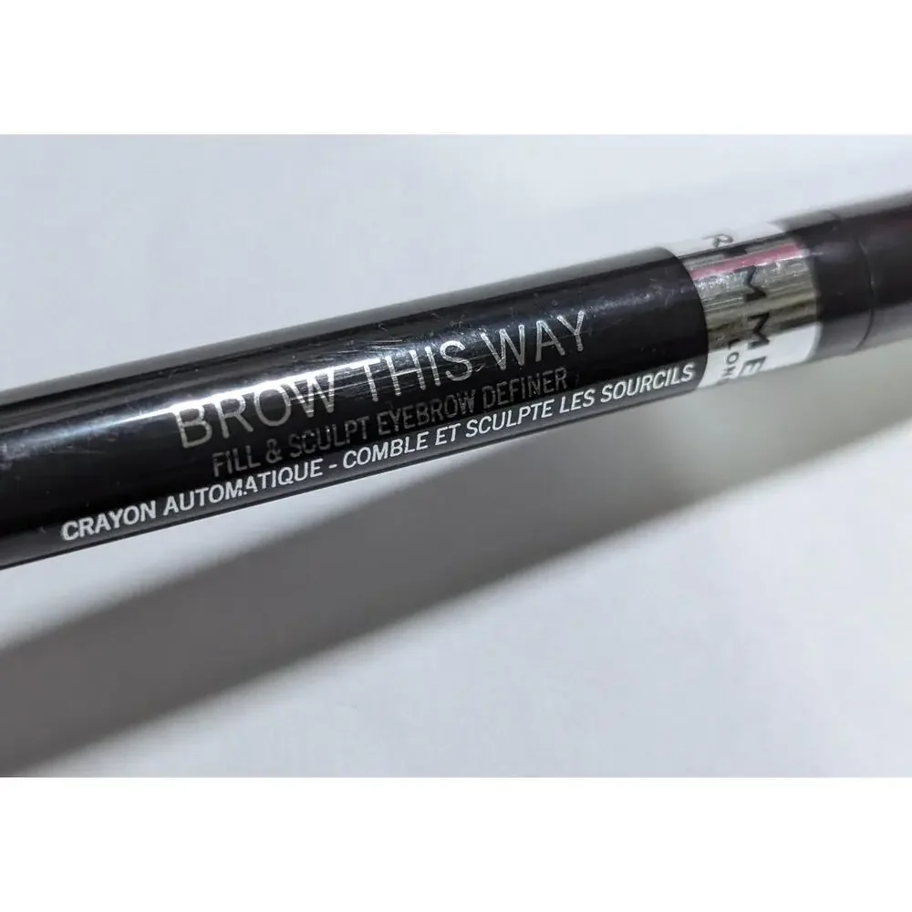 Rimmel London Brow This Way Eyebrow Definer 004 Soft Black Pencil 0.008 Oz
